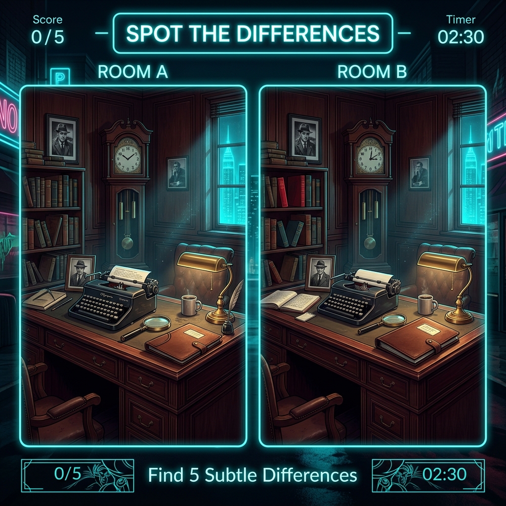 Detective Case #2: Spot the Differences