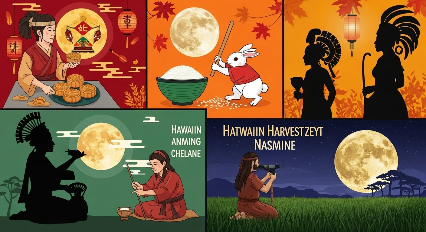 125+ Celestial Moon Riddles for Stargazers with Answers 11 Traditional moon festivals from different cultures including Chinese Mid-Autumn, Japanese moon viewing, Native American ceremonies, and harvest celebrations
