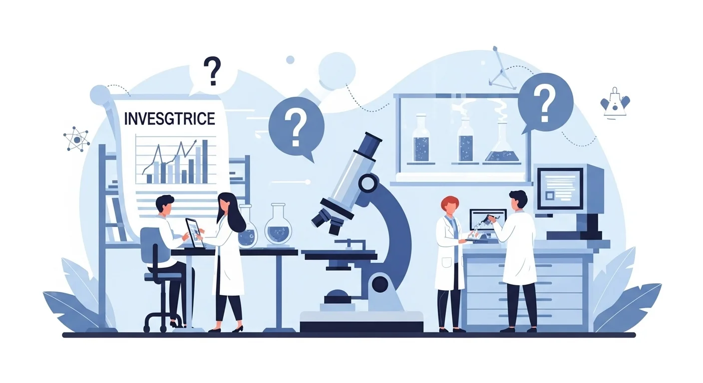 250+ Medical Riddles with Answers: Journey into Medicine 13 Medical research laboratory with scientists conducting investigations using microscopes and analytical equipment for healthcare innovation