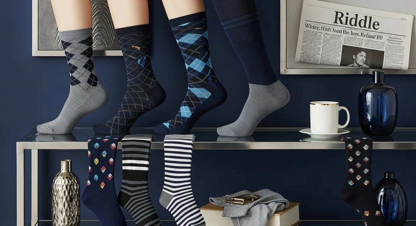 125+ Socks Riddles with Answers: From Classic to Hilarious 5 Elegant adult sock collection with newspaper riddle section