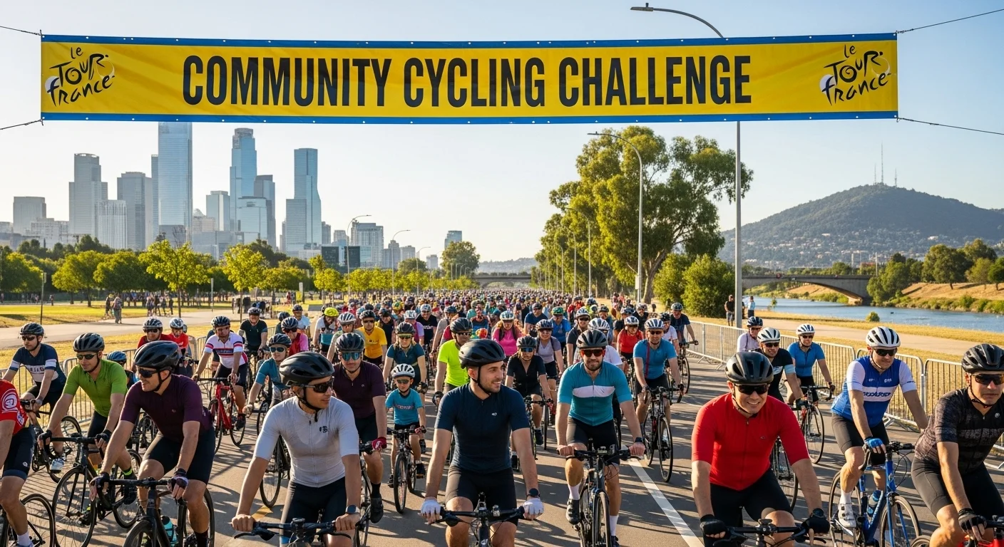 125+ Bicycle Riddles with Answers: A Fun Ride for All Ages 16 Large group of cyclists participating in community cycling challenge event
