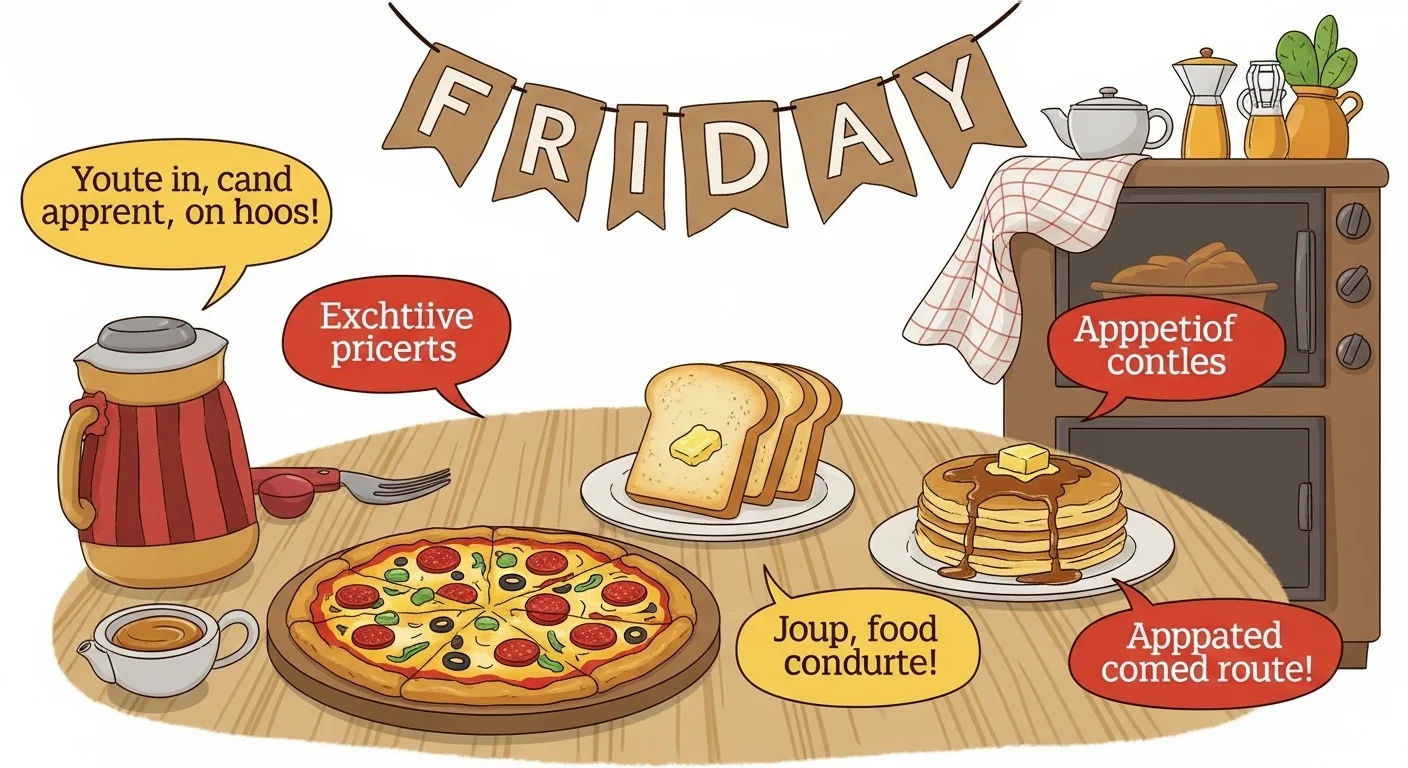 125+ Friday Riddles with Answers to Brighten Your Week 9 Food puns Friday riddles kitchen breakfast jokes cooking humor