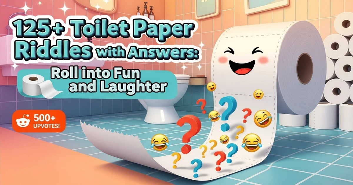 Home 1 Toilet paper riddles collection with 125+ funny bathroom jokes