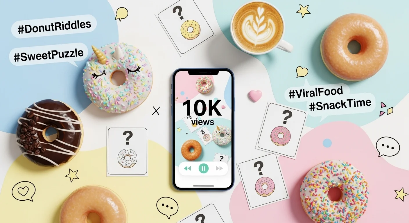 125+ Donut Riddles with Answers: Sweet Brain Teasers for All Ages 5 Social media donut riddles trending with hashtags and viral content