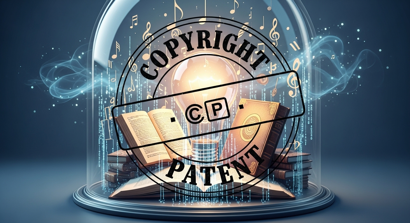 Copyright patent shield protecting digital books and music content